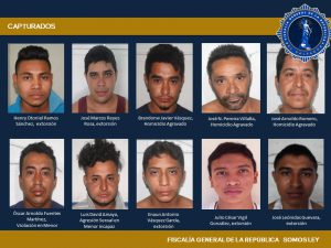 Fiscalía ordena la captura de 18 personas por homicidio, extorsión, violación y agresión sexual, en Morazán